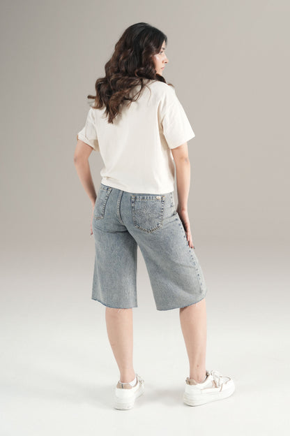 Metallic  Acid Jorts