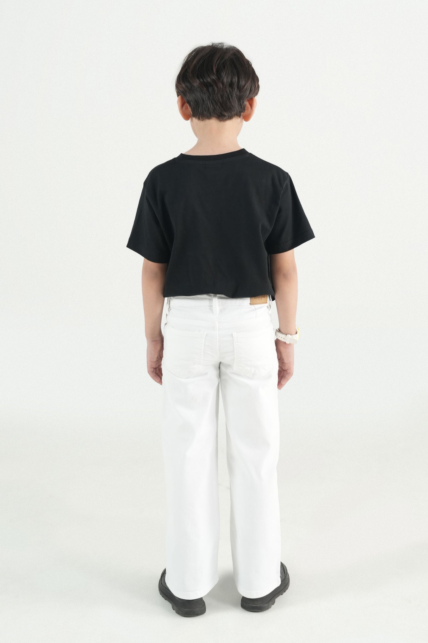 White Straight Fit Jeans