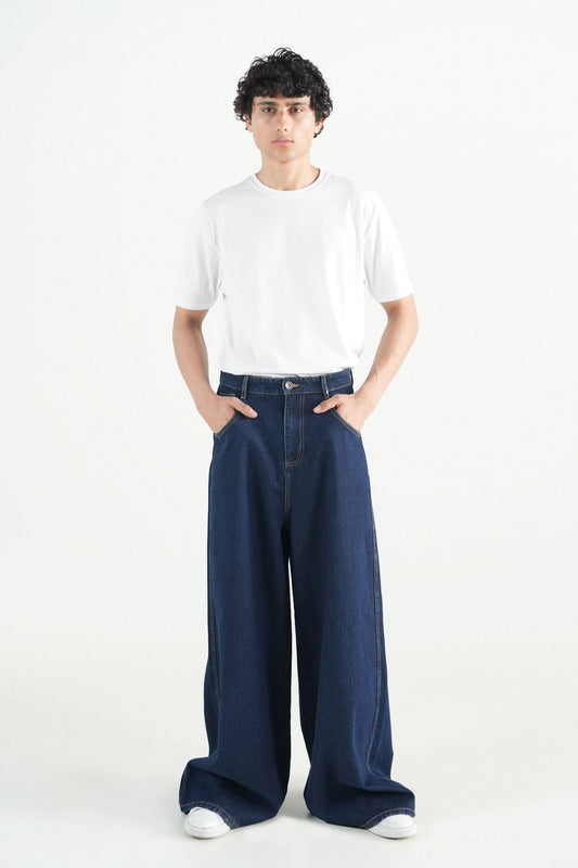 Super Baggy Jeans Dark Blue