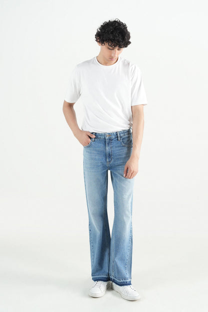 Flare Fit Jeans Mid Blue