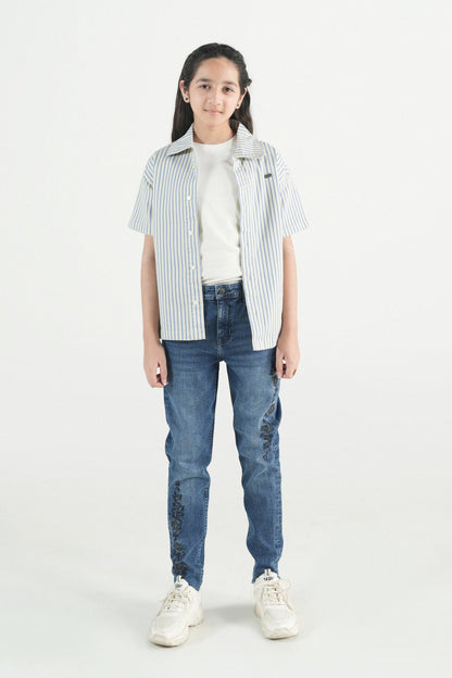 Button Down Summer Stripe Shirt – Off White