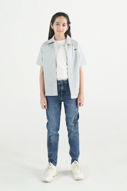 Button Down Summer Stripe Shirt – Off White