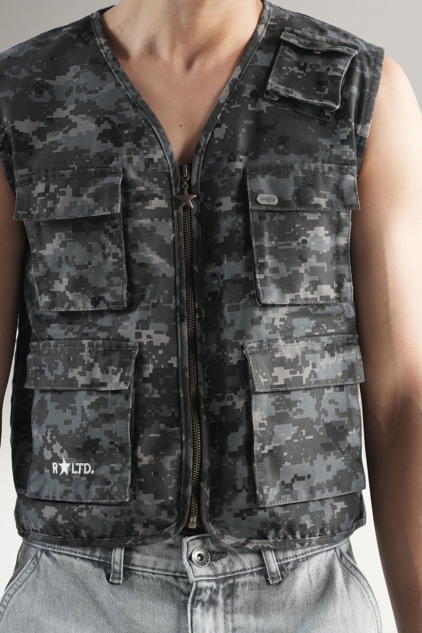 Military Grey Vest