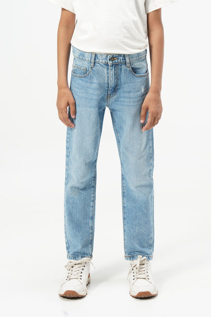 Light Blue Ripped Jeans