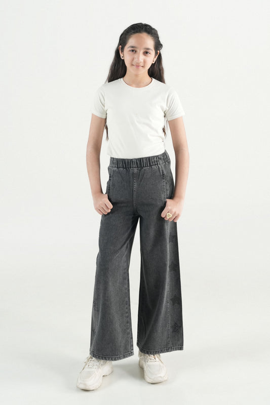 Black Star Pop Baggy Jeans