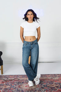 Wide Leg Flapper Pocket