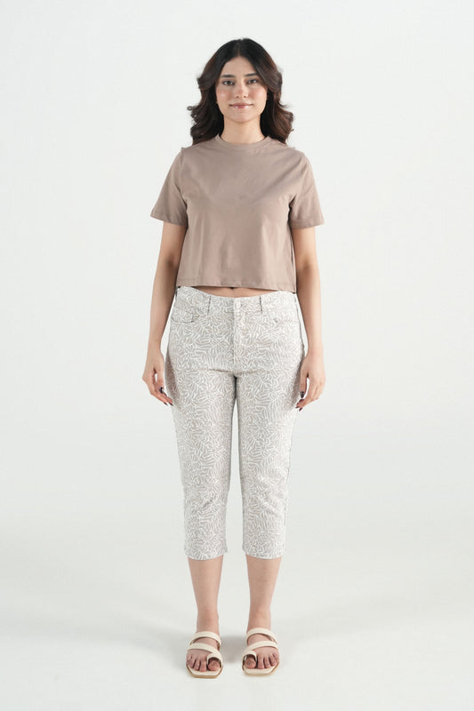 Flora Stretch Capri