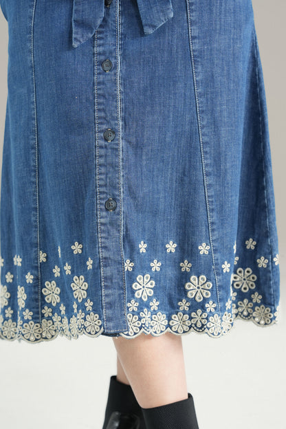 Indigo Bloom Dress