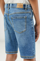 Ultra Light Blue Denim Shorts
