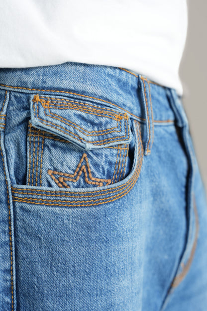 Mens Vanguard Flare Jeans