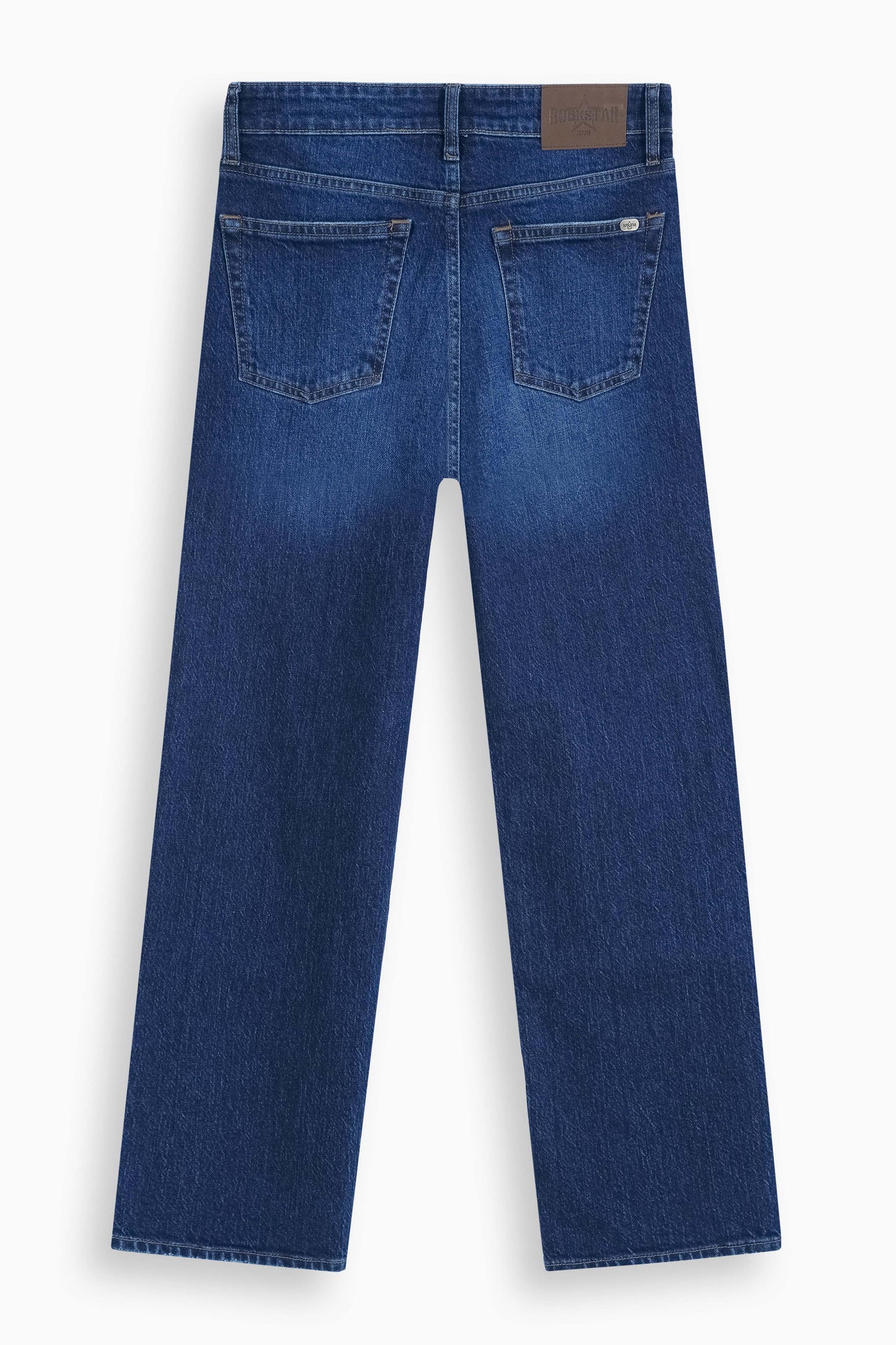 Loose Straight Fit Jeans Dark Blue