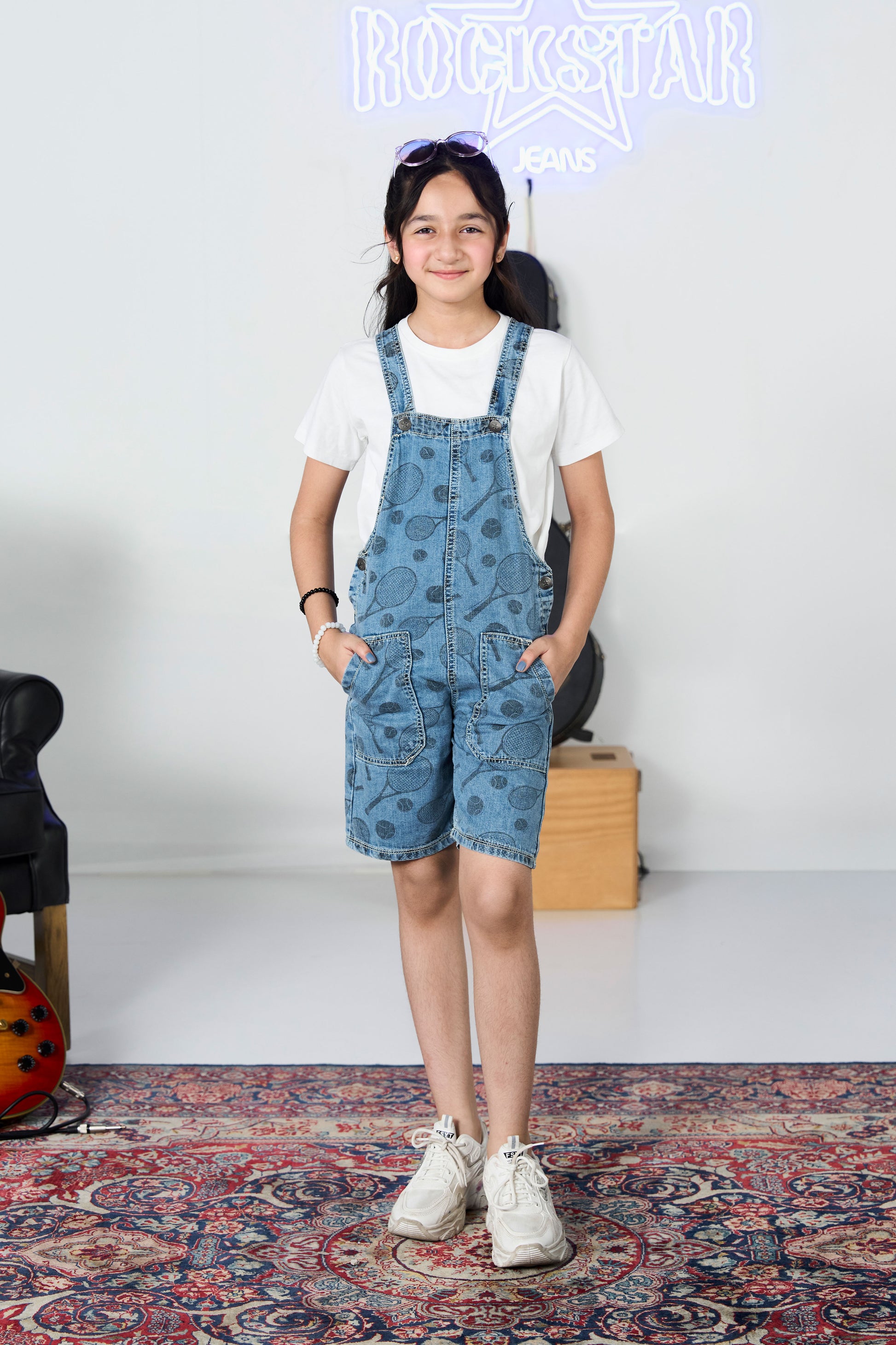 Blue Paddle Dungaree shop at rockstar jeans