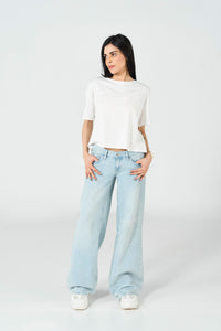 Low Rise Ultra Wide Leg