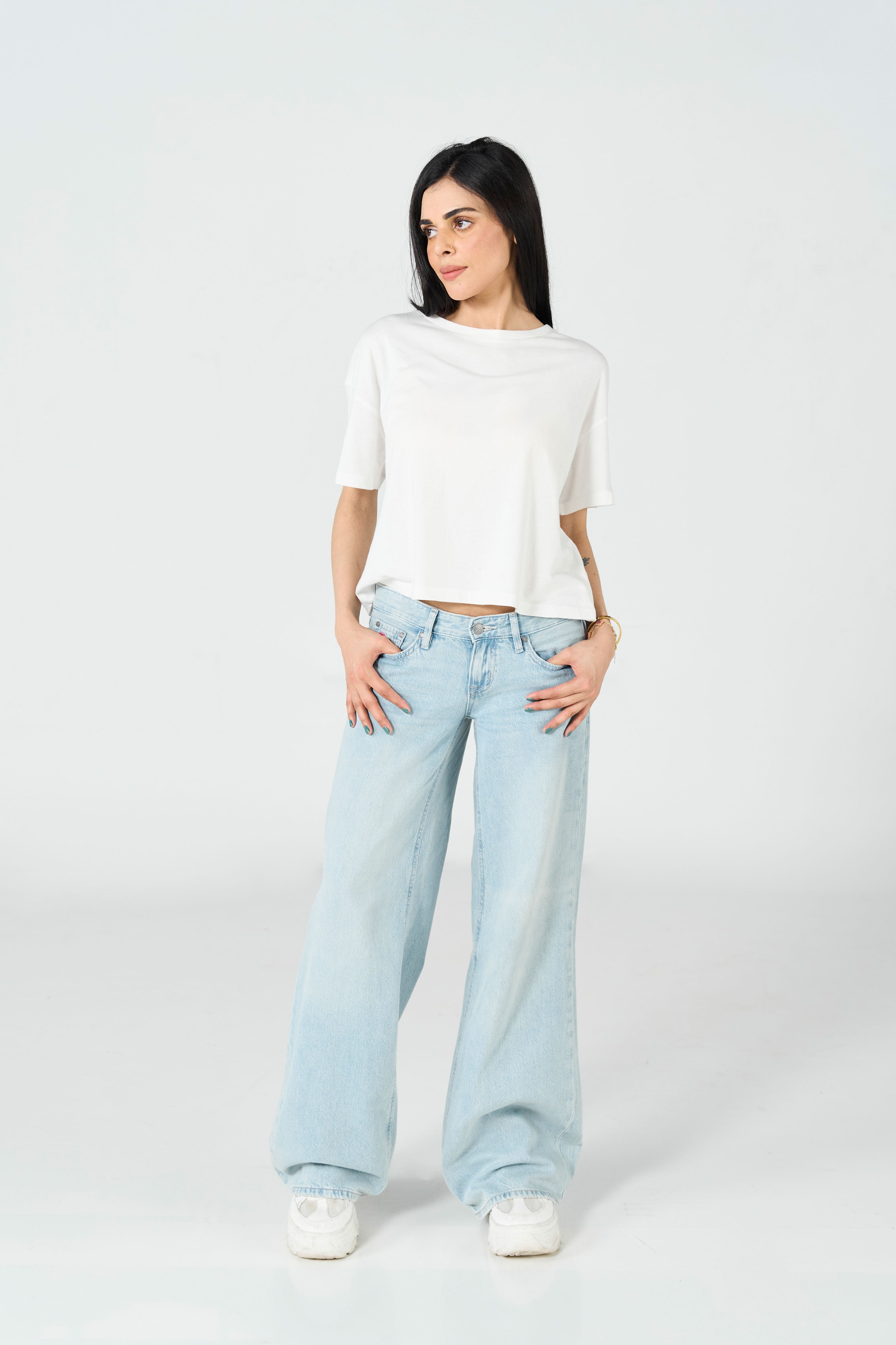 Low Rise Ultra Wide Leg