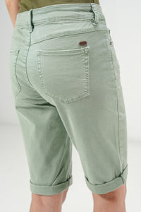 Green Leaf Bermuda Shorts