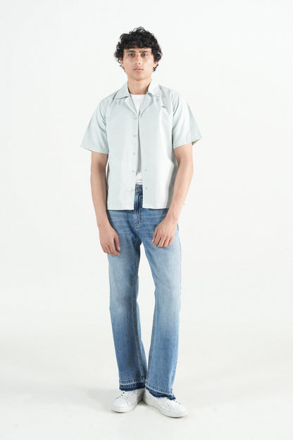 Hawaiian Summer Light Blue Shirt