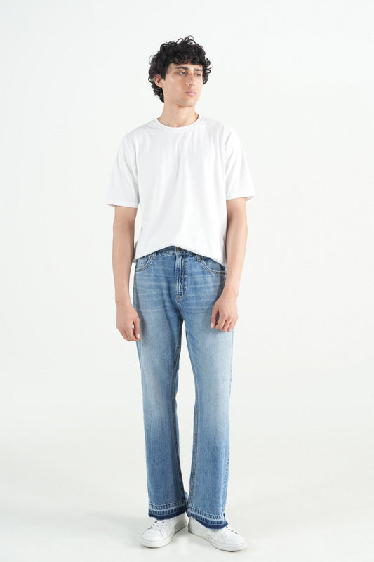 Flare Fit Jeans Light Blue