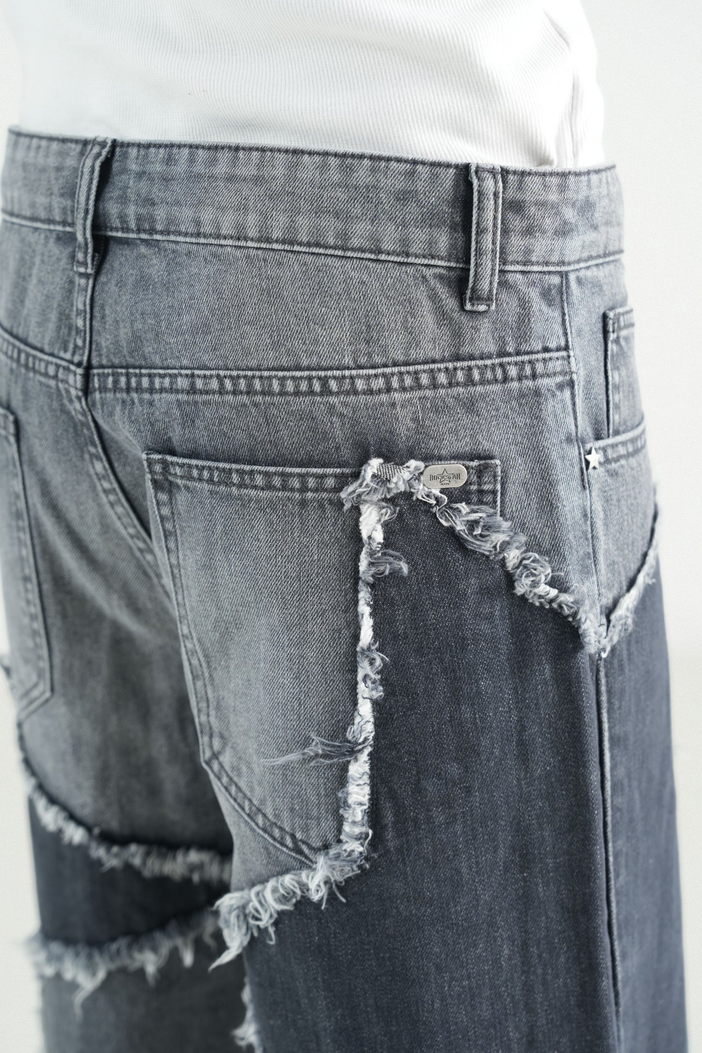 Star Dark  Patch Jorts