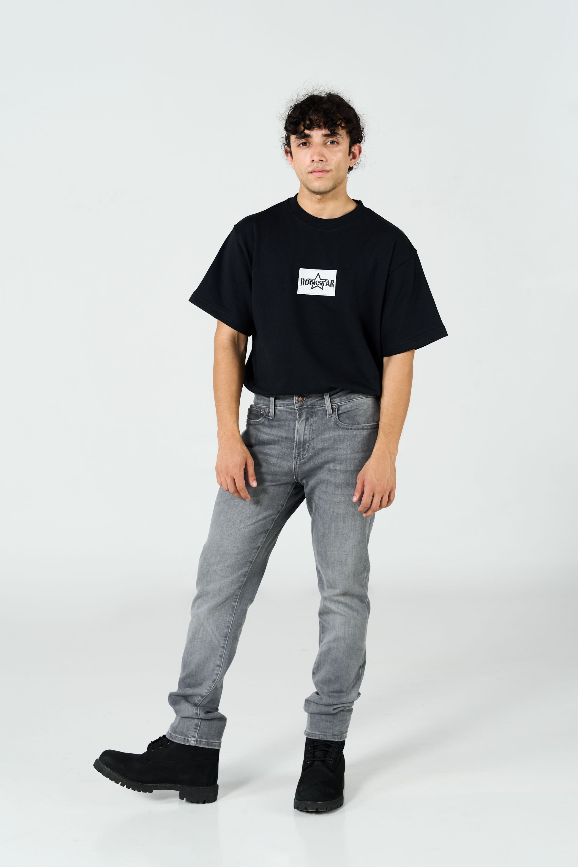 Grey Slim Jeans shop at Rockstar Jeans