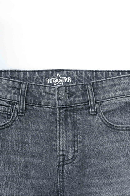 Loose Straight Fit Jeans Charcoal