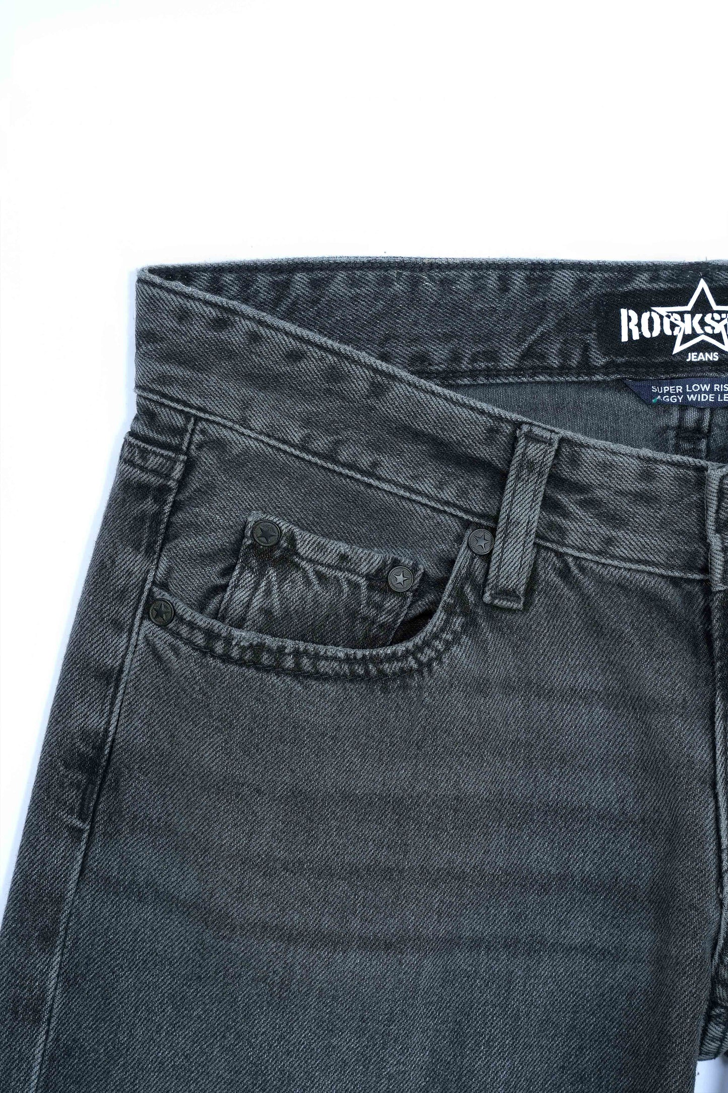 Super Low Rise Baggy Wide Leg Jeans