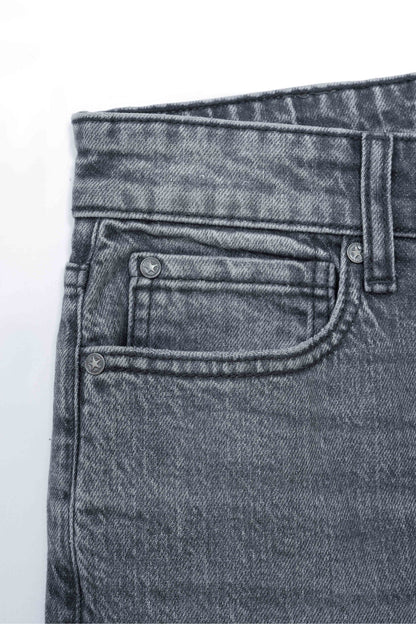 Loose Straight Fit Jeans Charcoal