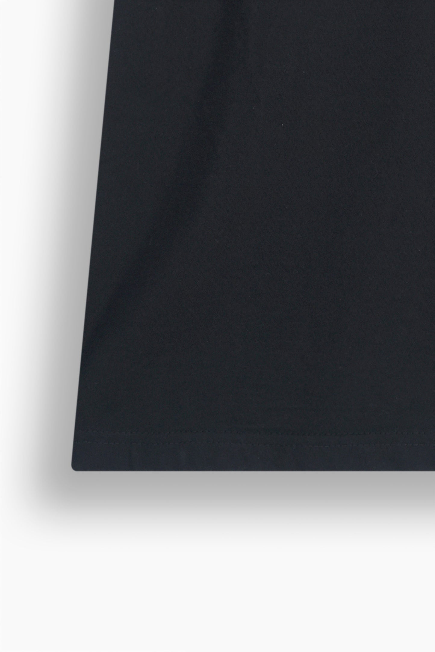 Relaxed V-Neck Polo Black