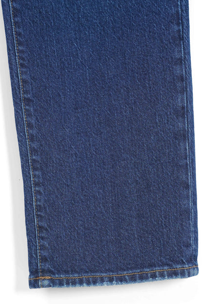 Loose Straight Fit Jeans Dark Blue