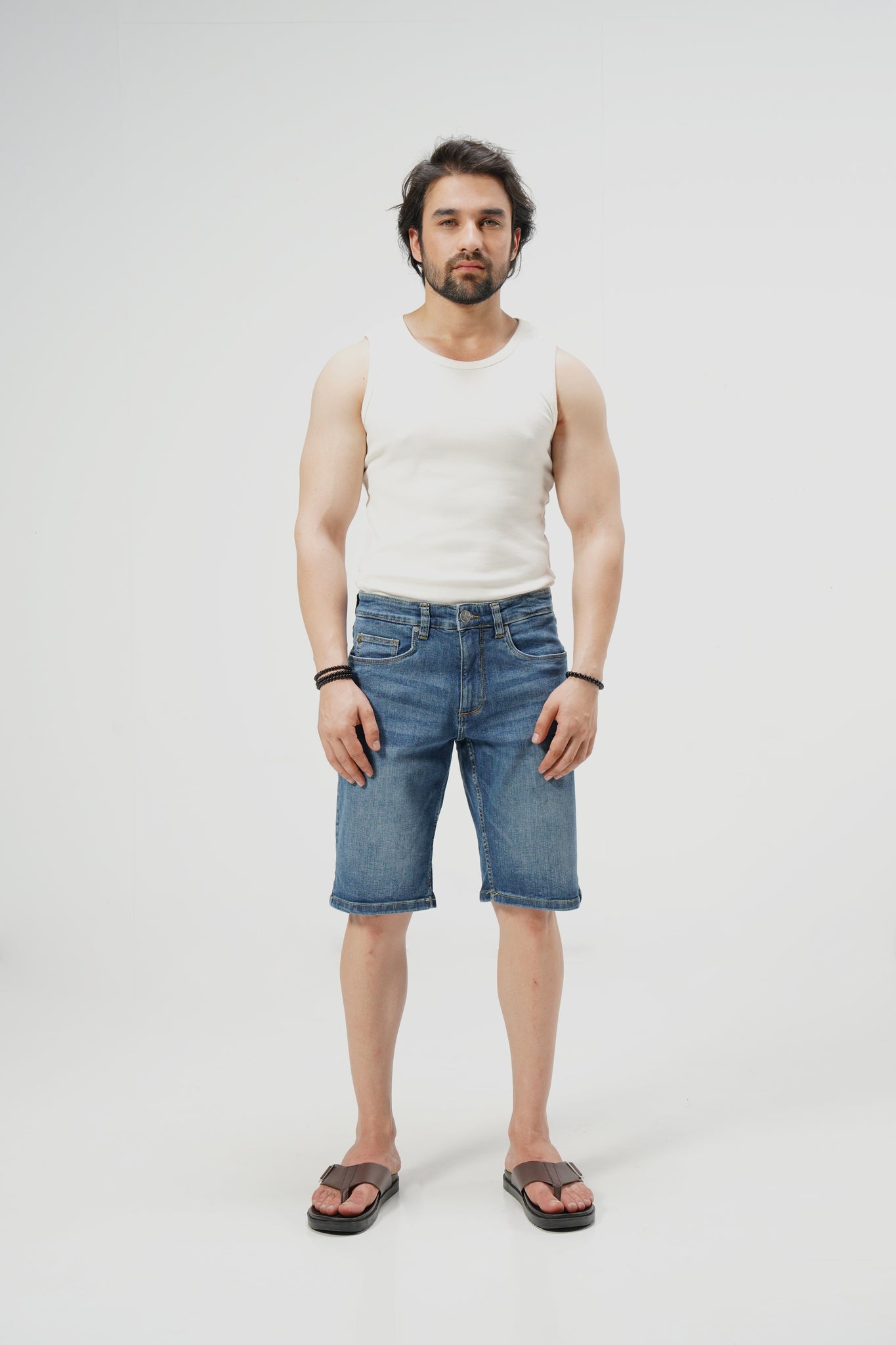 Bermuda Denim Shorts