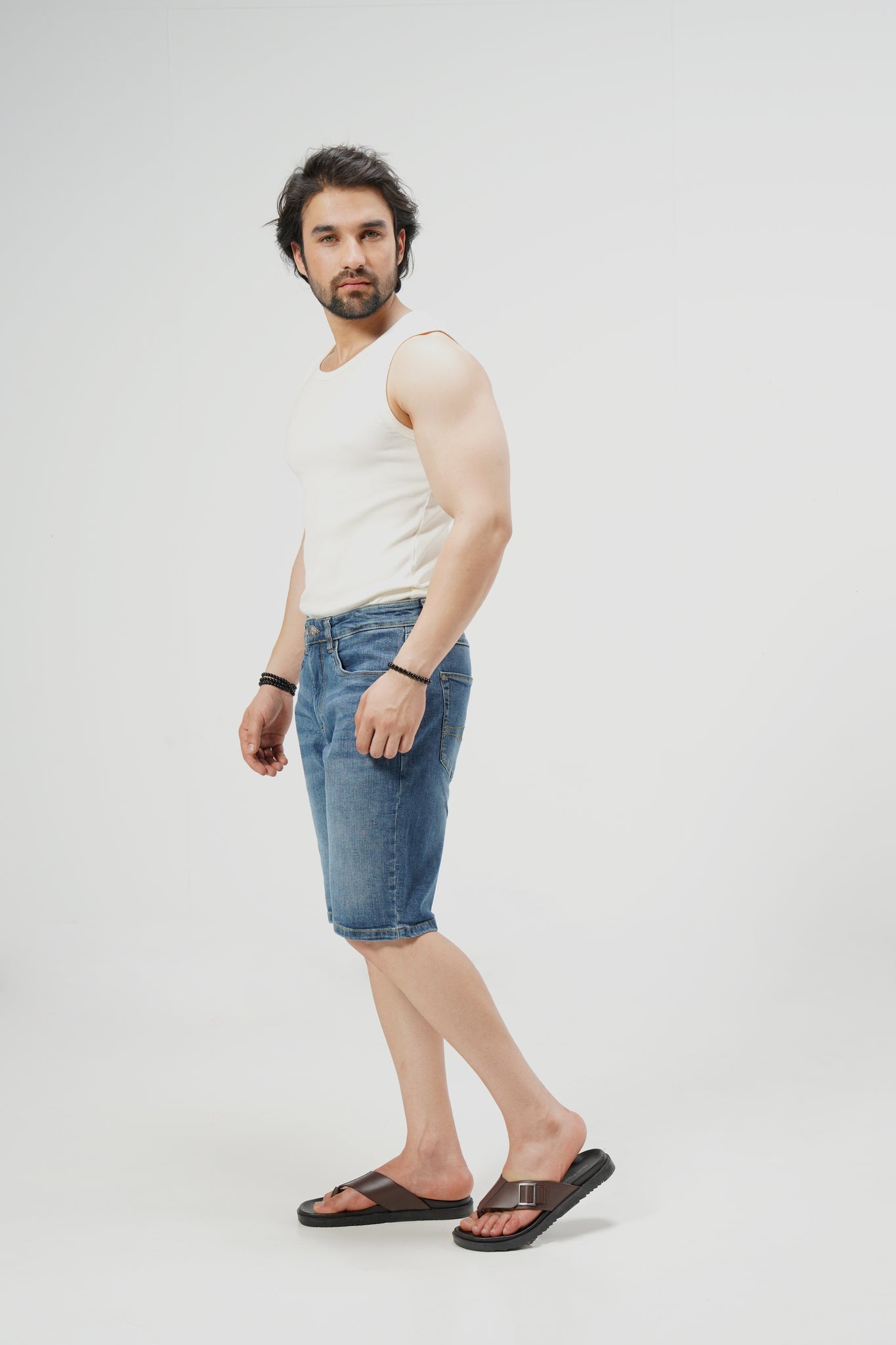 Bermuda Denim Shorts