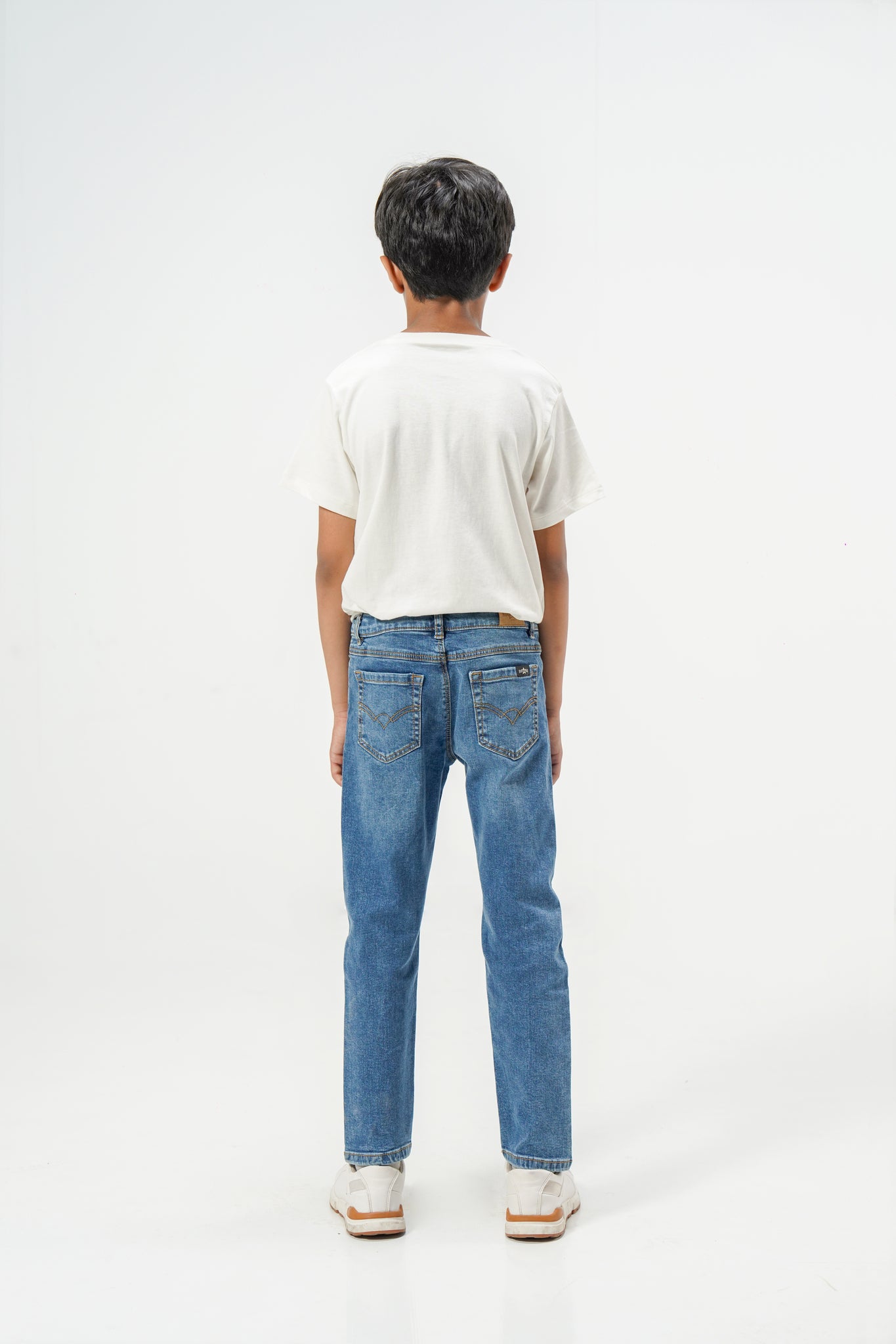 Rugged Indigo Straight Jeans