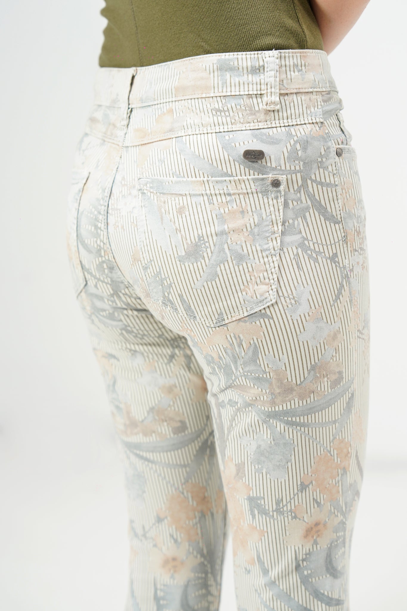 Floral Print Slim Pant shop at Rockstar Jeans