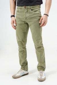Military Green Slim Pant