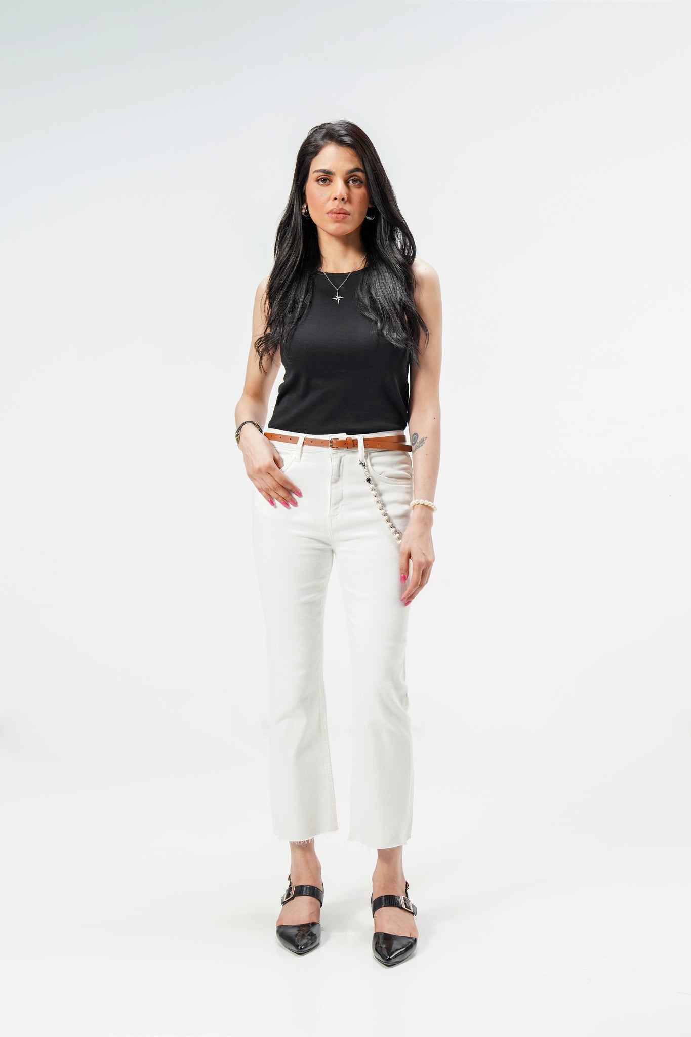 Cropped Flare Pant