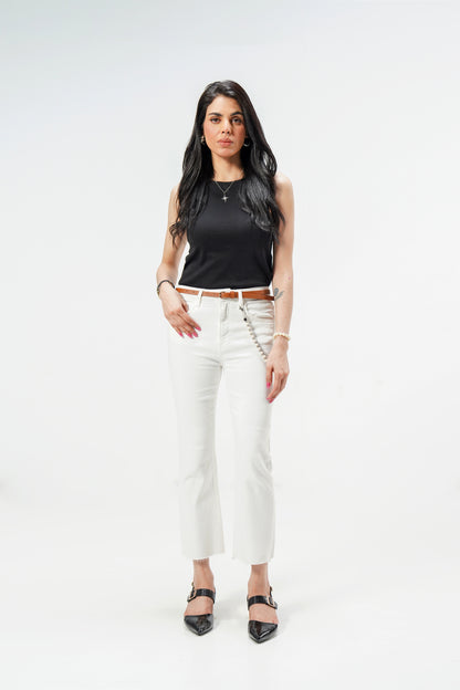 Cropped Flare Pant
