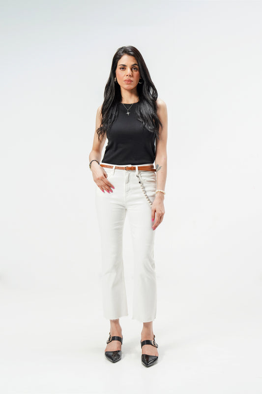 Cropped Flare Pant