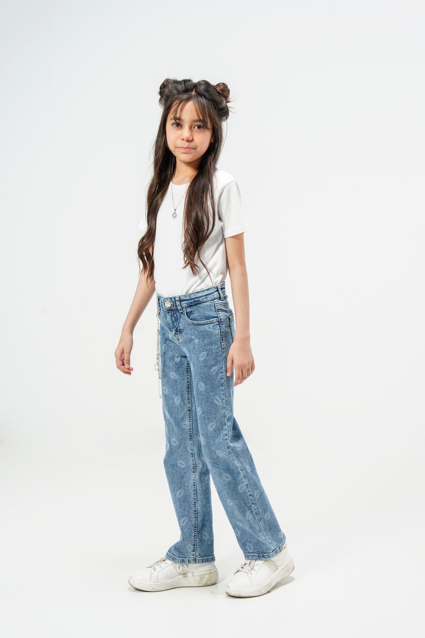 Kiss Lips Straight Jeans
