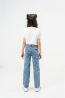 Kiss Lips Straight Jeans