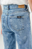 Kiss Lips Straight Jeans