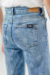 Kiss Lips Straight Jeans