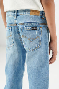 Light Blue Ripped Jeans