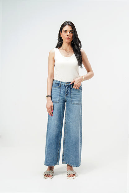 High Rise Super Wide Leg shop at rockstar jeans