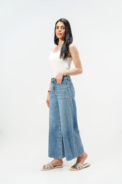 High Rise Super Wide Leg shop at rockstar jeans