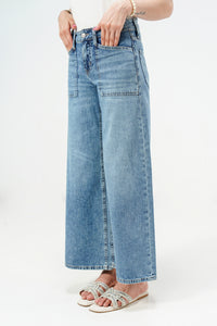 High Rise Super Wide Leg