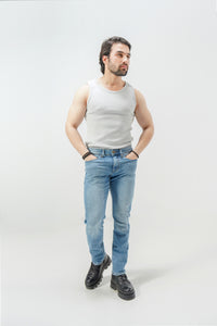 Regular Slim Medium Blue
