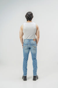 Regular Slim Medium Blue