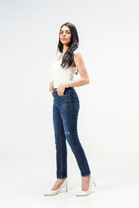 Splash Ripped Skinny Jeans