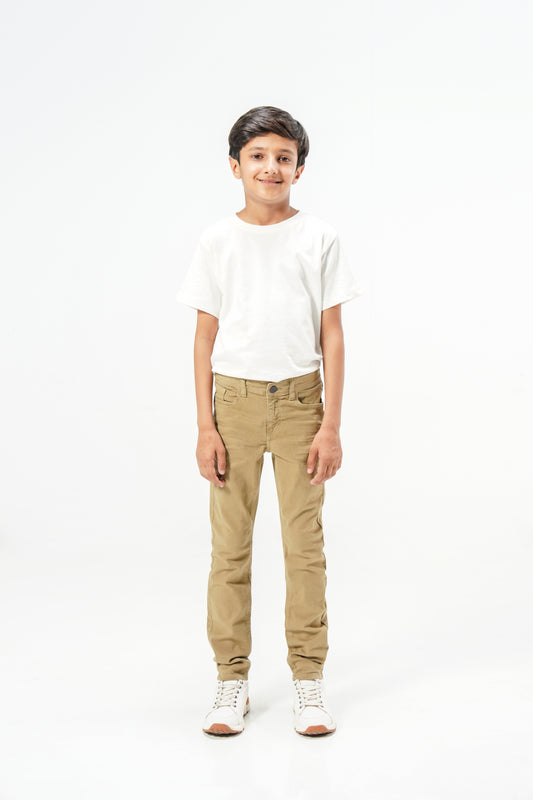 Power Stretch Beige Pant shop at rockstar jeans