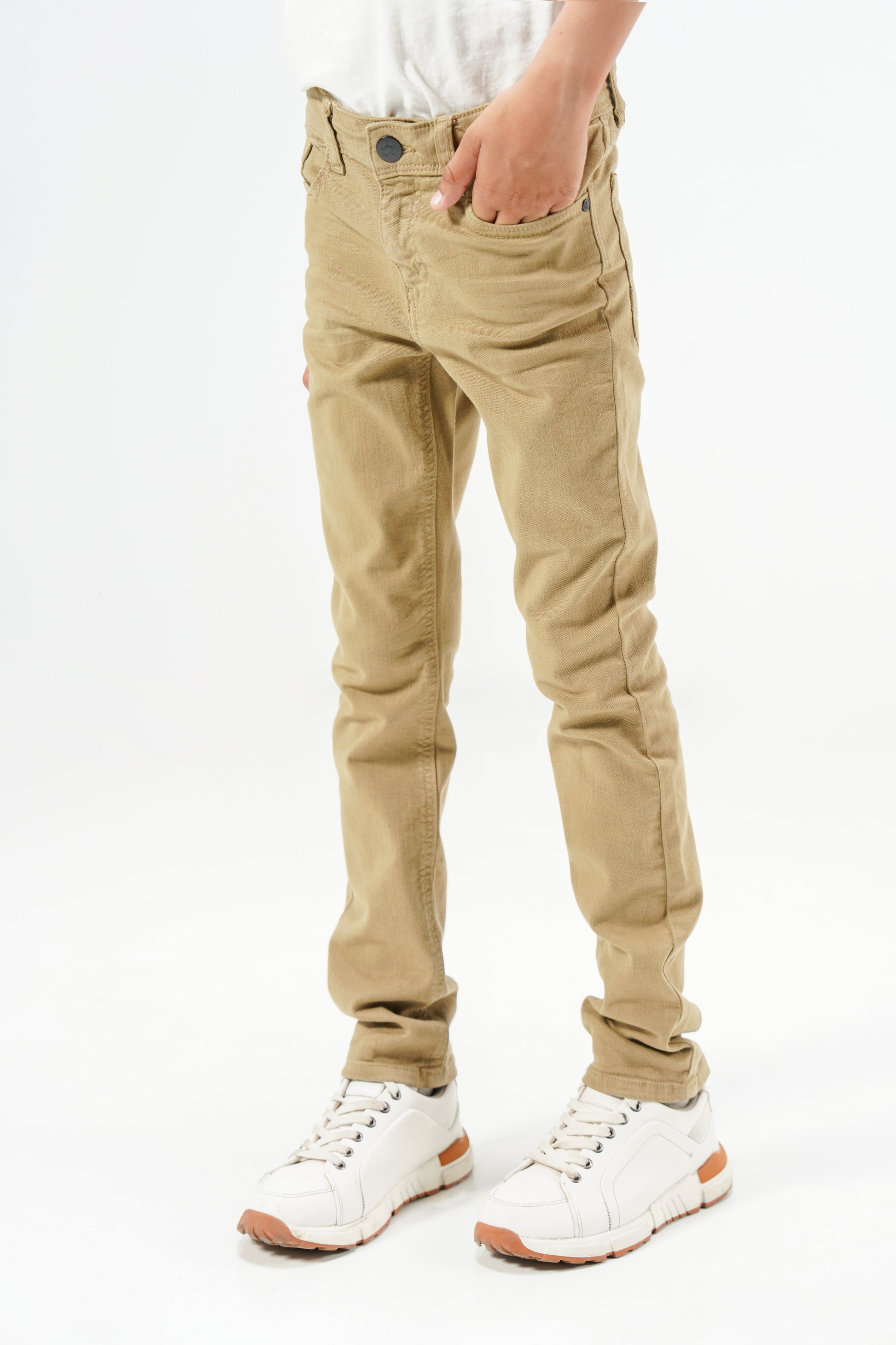 Power Stretch Beige Pant shop at Rockstar Jeans