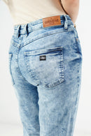 Acid Wash Skinny Jeans